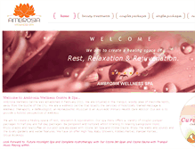 Tablet Screenshot of ambrosiawellnessspa.co.za